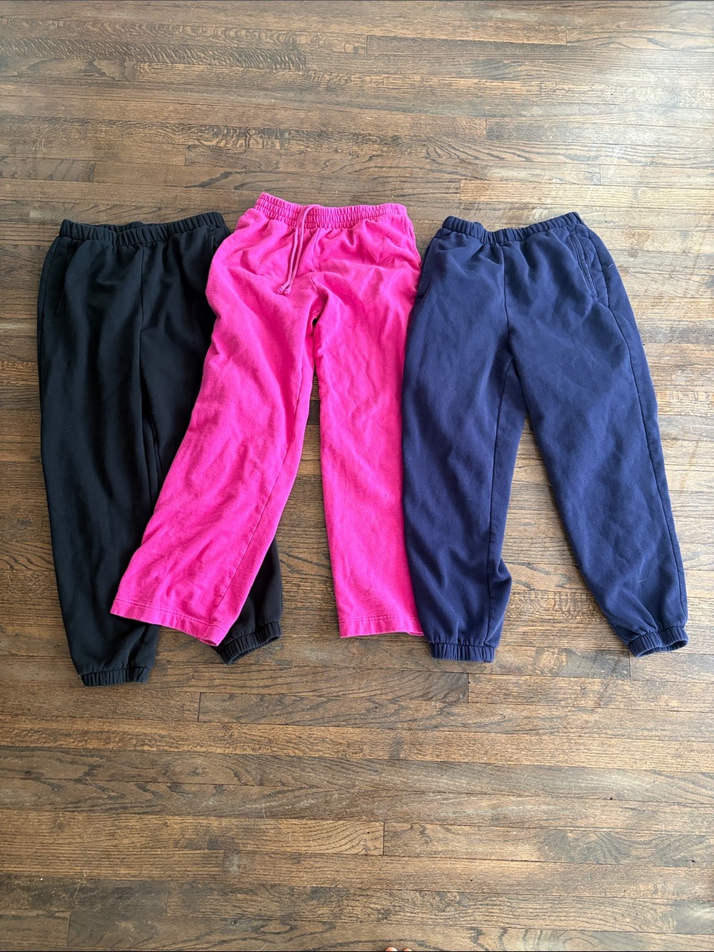 GAP Jogger Pants Trio - Black, Hot Pink, Navy